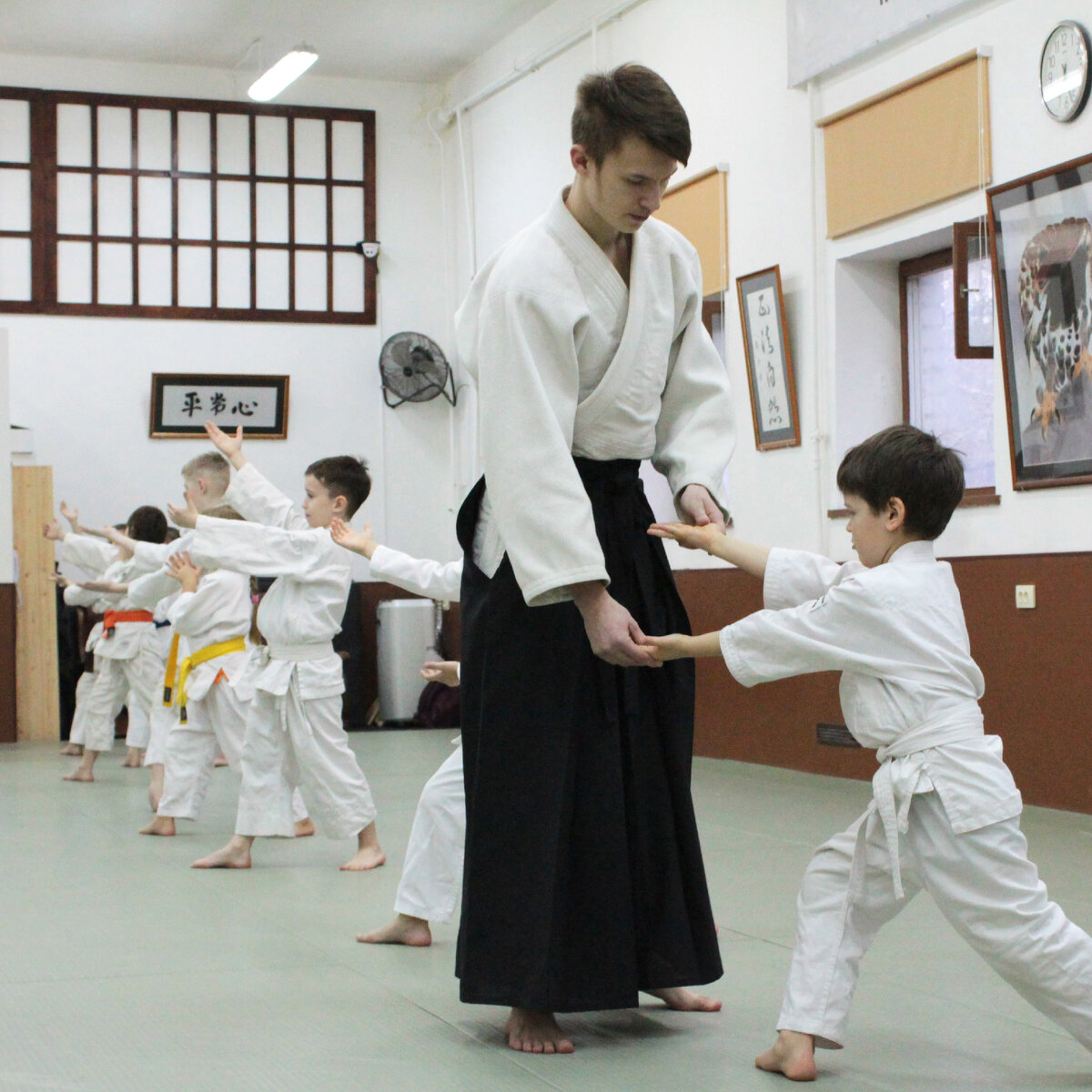Занятие по айкидо. Фото: rus-aikido.ru