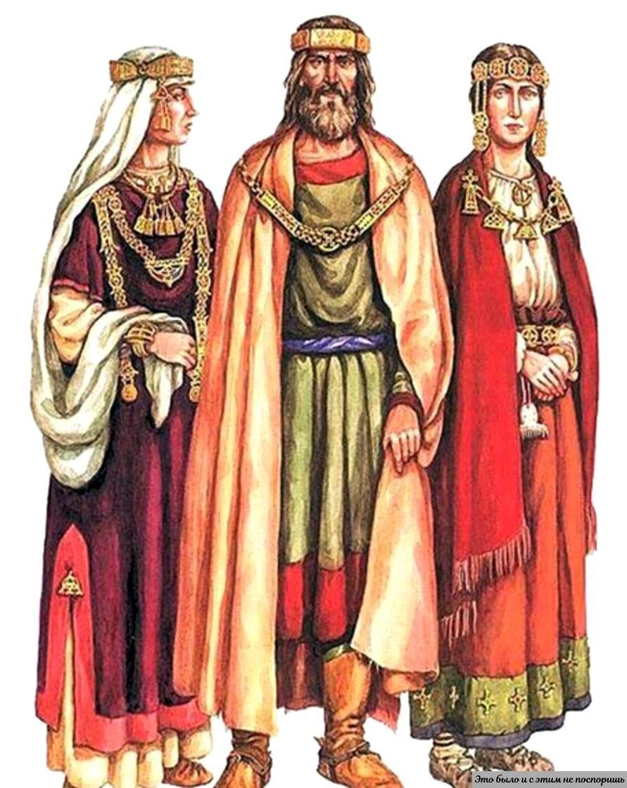 Одежда князя в древней Руси