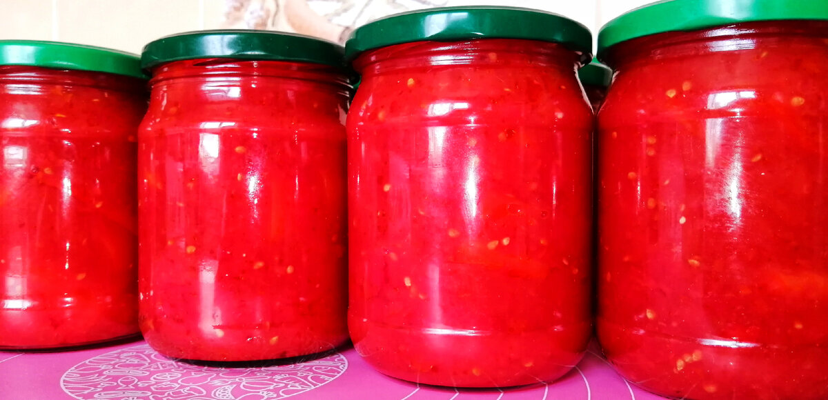 Фото автора: лечо из помидоров и перца на зиму