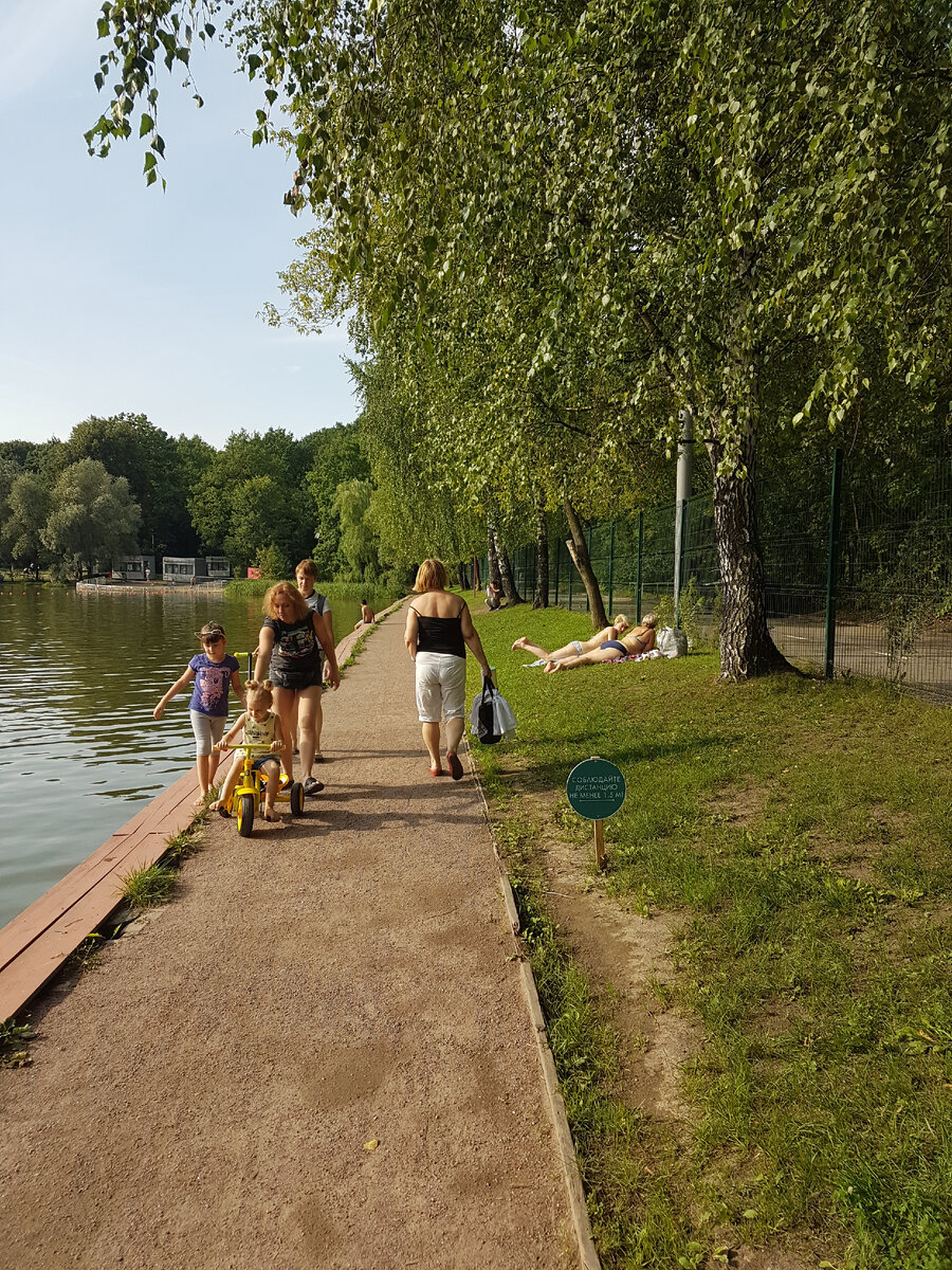 Красота. "Сокольники". Путь к пляжу. Фото автора