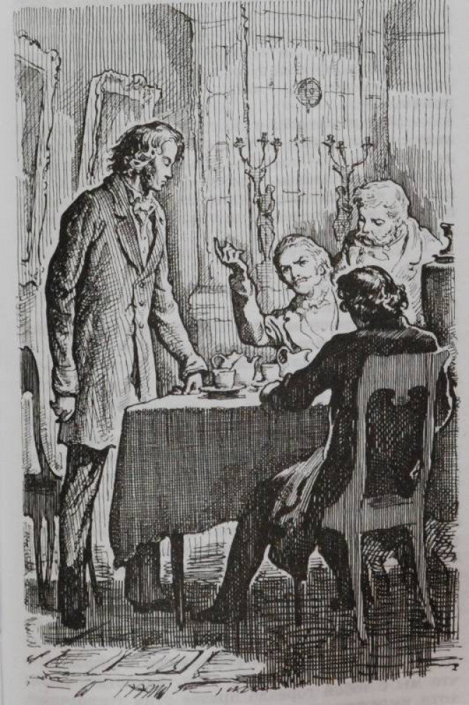                                           Иллюстрация к роману "Отцы и дети"