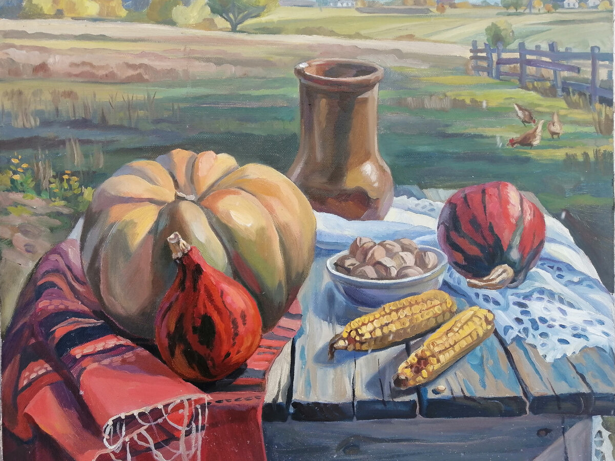 Фото автора. Тяглова Н.В. "Осенний  Натюрморт".