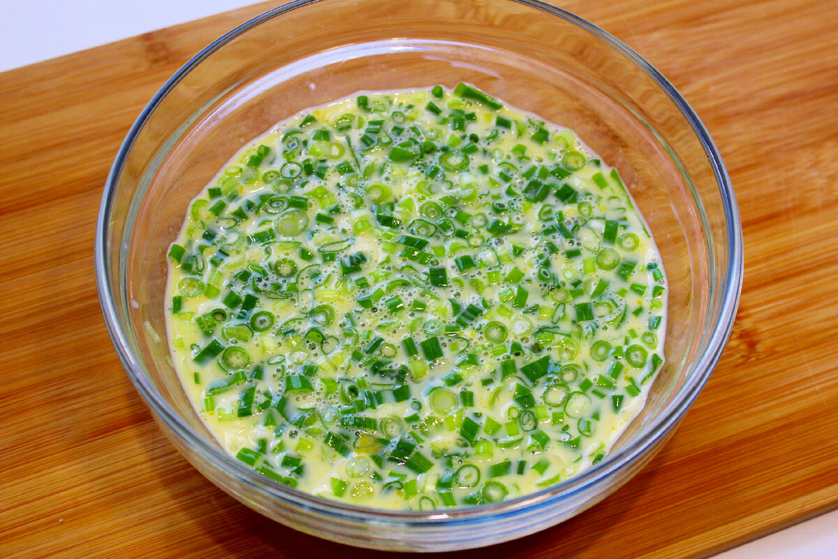 Французский пирог Киш с яйцом и зеленым луком. Вкусно и просто
