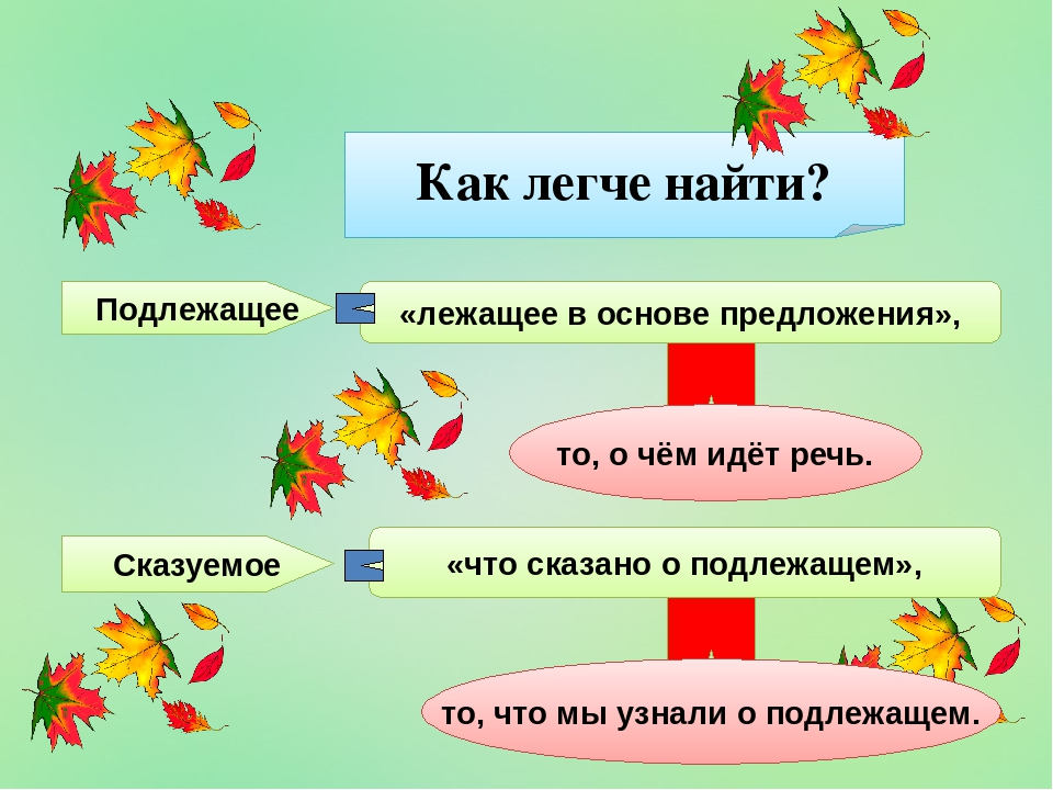 Объясняет составить предложения