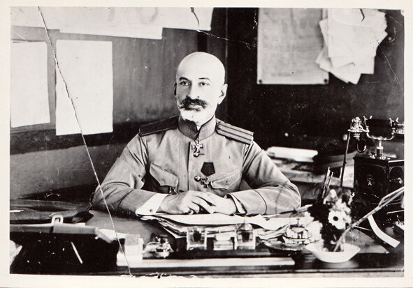Гавриил Фомич Мириманов в военной форме. Источник: https://www.ria1914.info/index.php/Мириманов_Гавриил_Фомич/