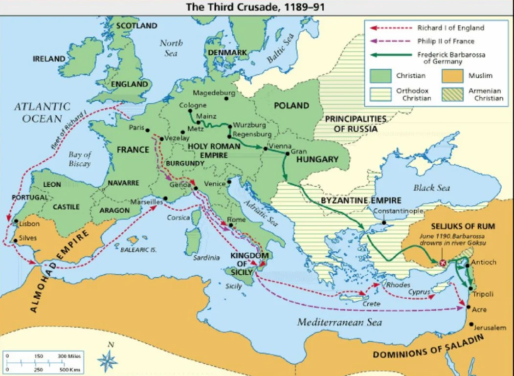1096 крестовые походы таблица. Третий крестовый поход маршрут. Крестовый поход 1189-1192 карта. Третий крестовый поход карта. Третий крестовый поход карта 6 класс.