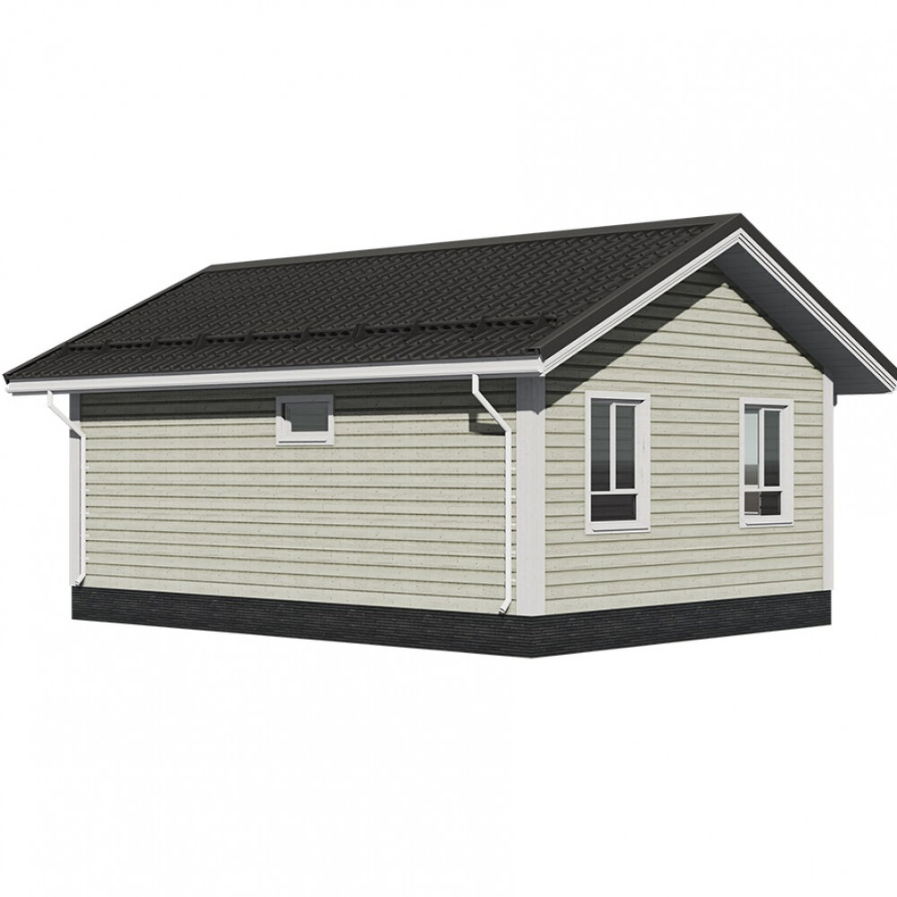 К-17 — одноэтажный дом с 2 спальнями