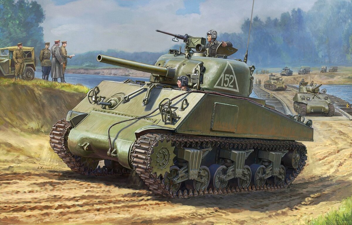 Танк m4a2 Sherman
