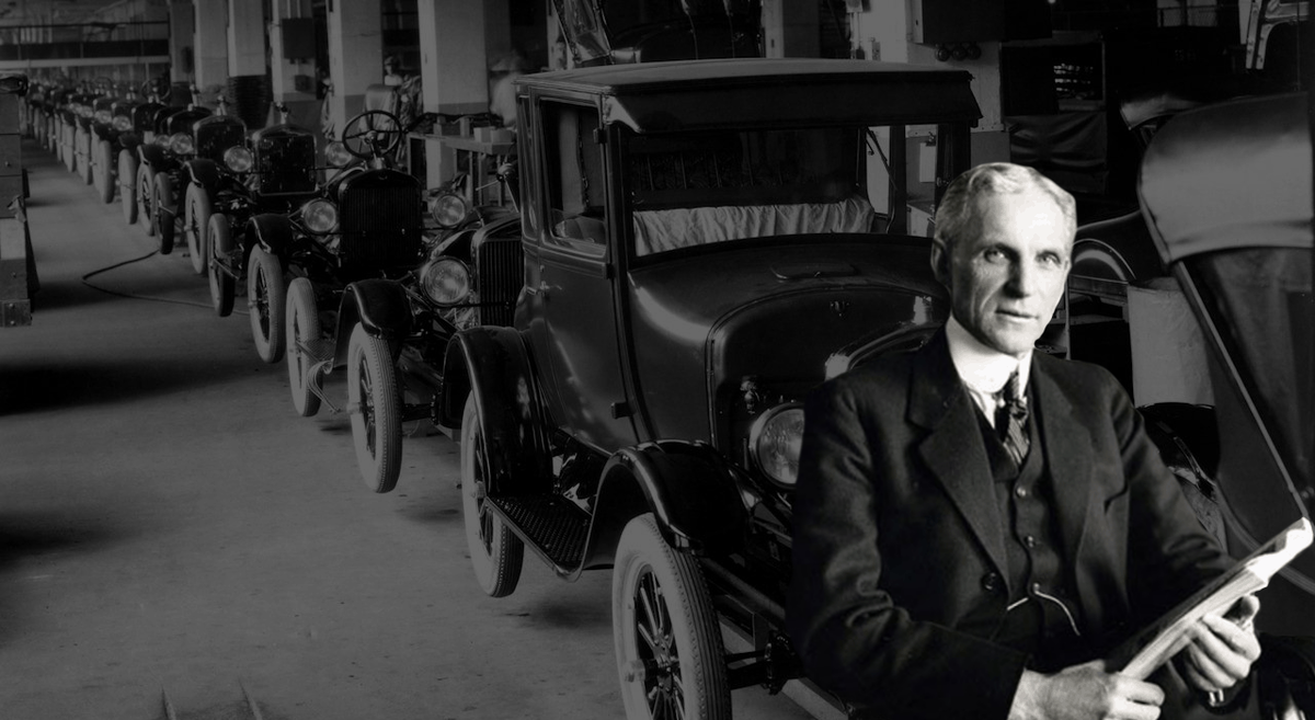 1913 Henry Ford.