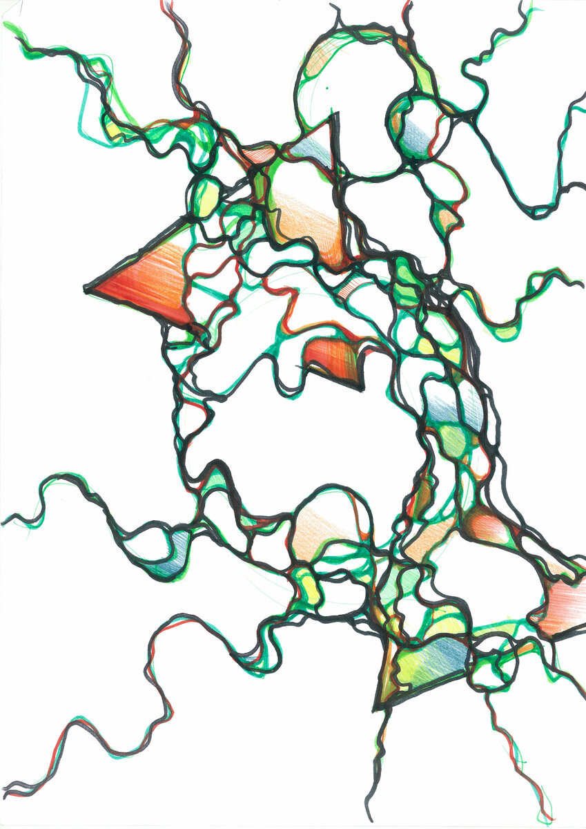 Нейрографическая линия как рисовать