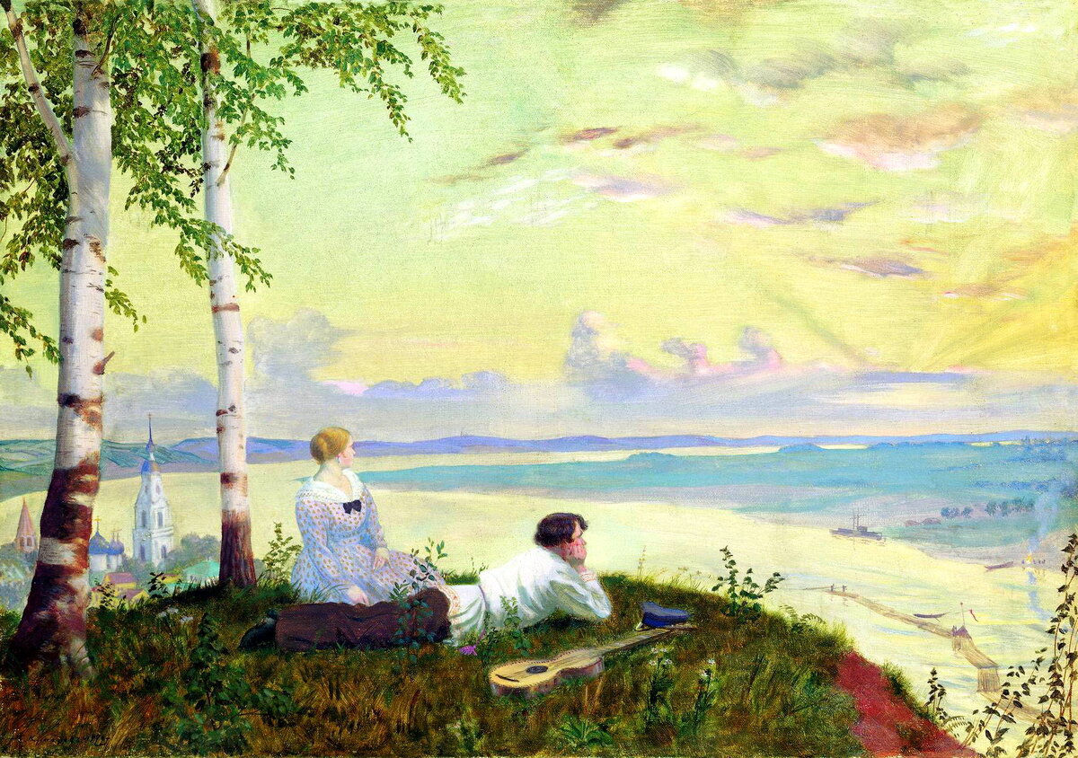Б.М. Кустодиев. На Волге. 1912 https://smallbay.ru/images2/kustodiev_na_volge.jpg