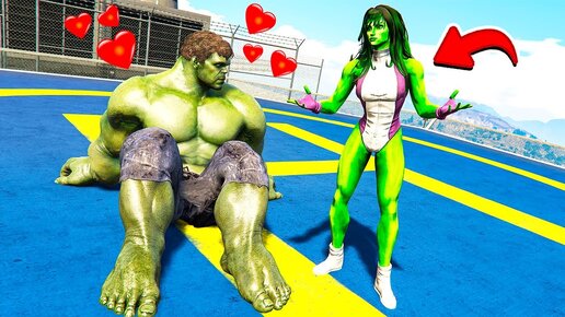 ХАЛК ПРИГЛАСИЛ ДЕВУШКУ НА СВИДАНИЕ HULK в ГТА 5 МОДЫ! ОБЗОР МОДА в GTA 5 ВИДЕО MODS