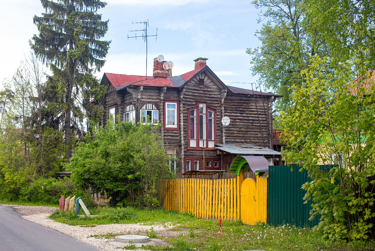 Колоритная деревянная застройка Ногинска. Московская область. Фото автора статьи 