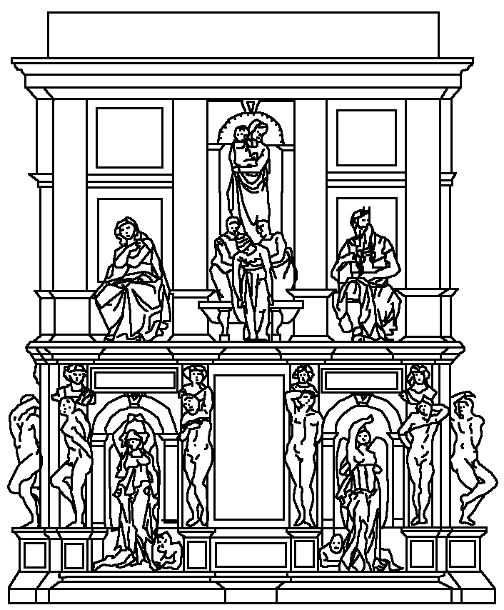 Вариант реконструкции проекта гробницы 1516-го года