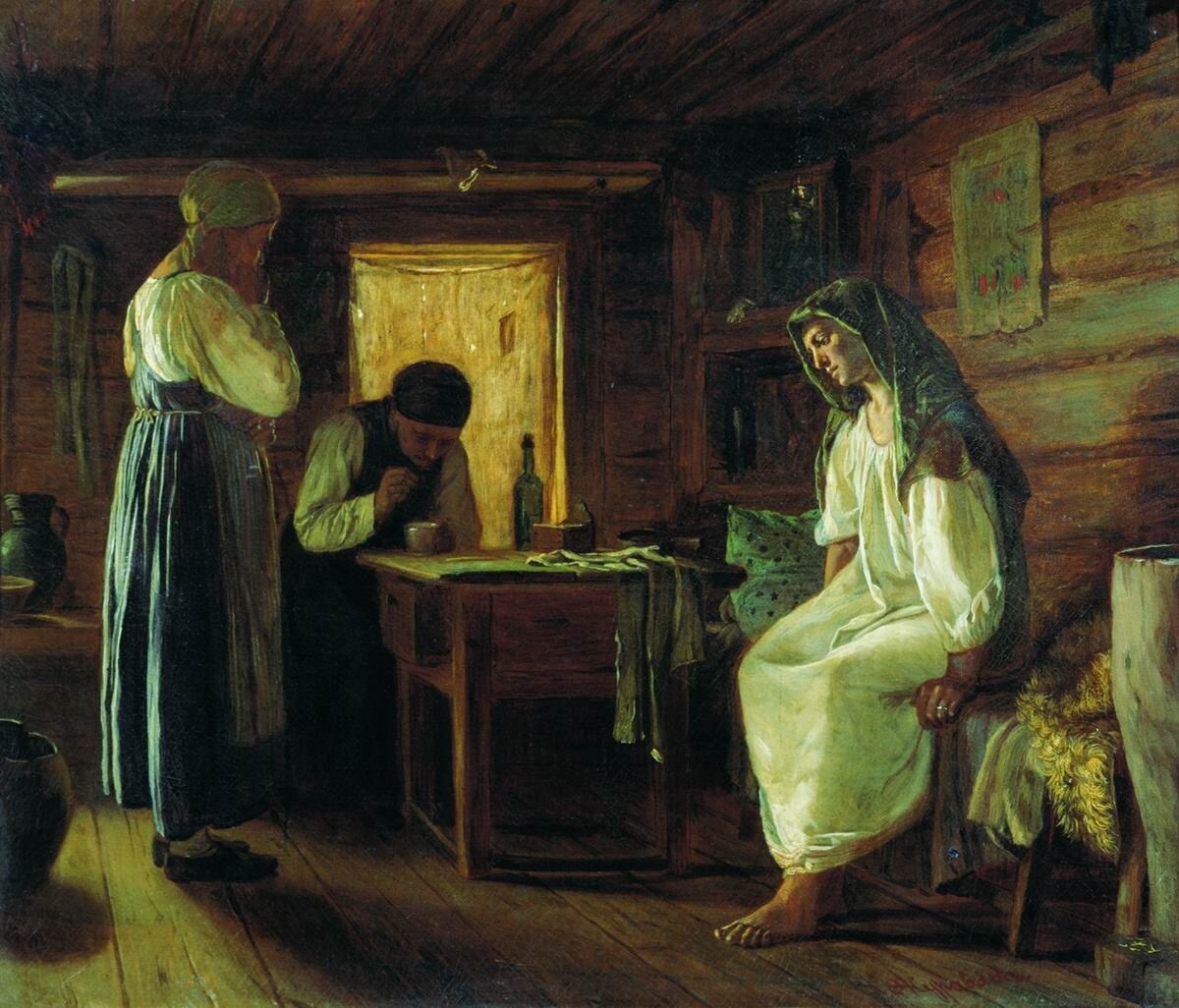 Фирс Сергеевич Журавлёв (1836 - 1901). "Знахарка"