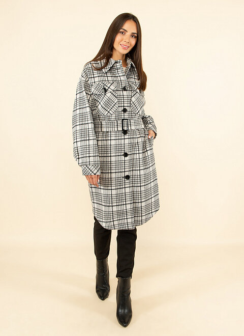 Пальто полушерстяное 104, Заря моды