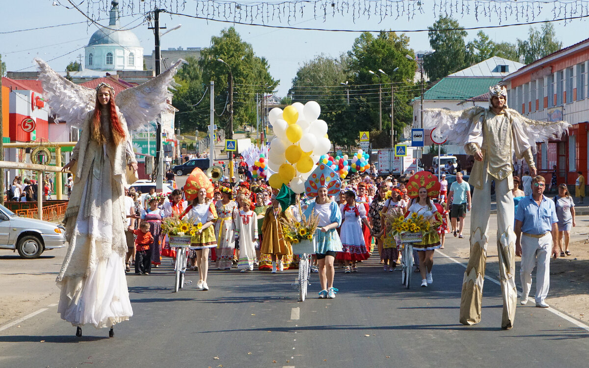 Поселок август. День поселка. День Сосновского района Нижегородская область 2022.