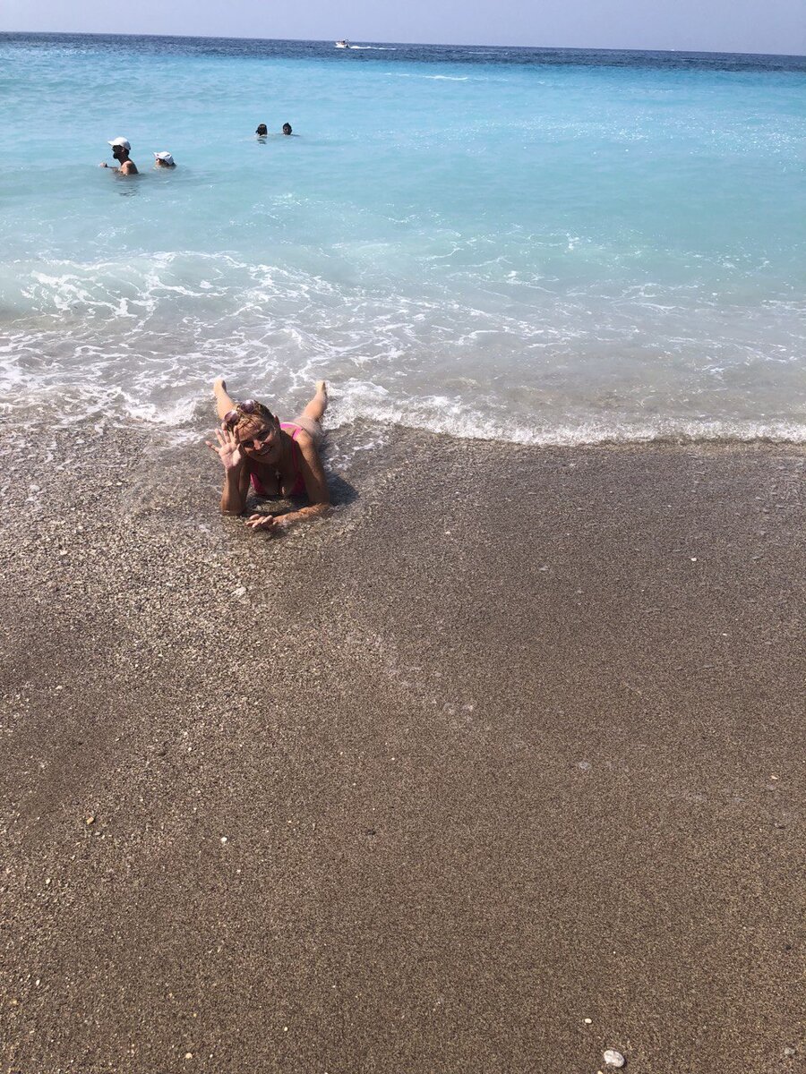 Море и пляж Sea Valley. Даламан. Турция