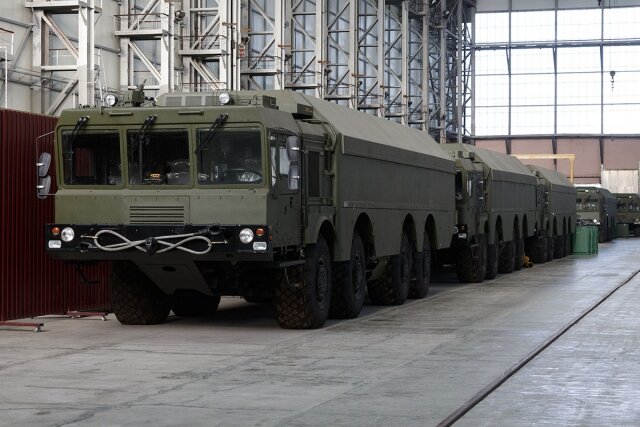    Готовый подвижный береговой ракетный комплекс «Бастион» в подмосковном «НПО машиностроения» Минобороны России