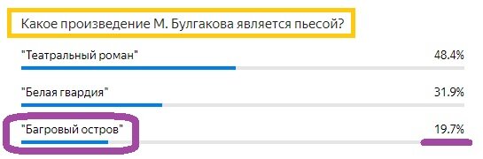 Вопрос с предыдущего теста. Правильный ответ- Багровый остров