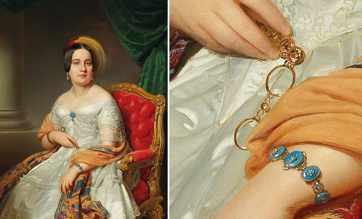 Луиза фон Вертхаймстайн, Антон Айнсль, 1845. (с) Из частной коллекции