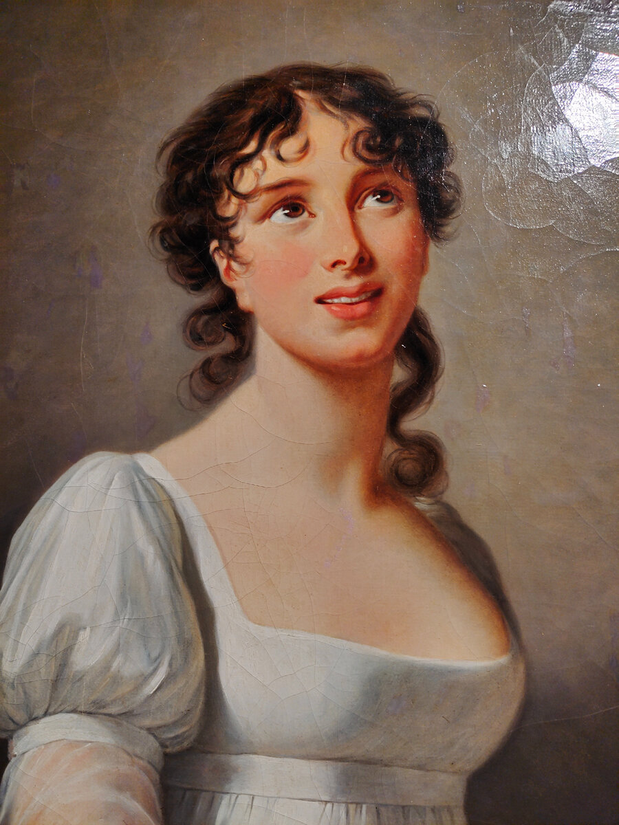 Э. Виже-Лебрен. Портрет Анжелики Каталани, 1806 г. Деталь