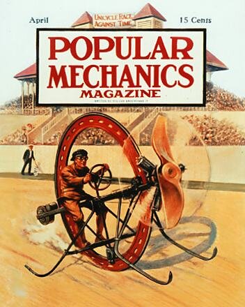 Обложка Popular Mechanics за апрель 1914 г.