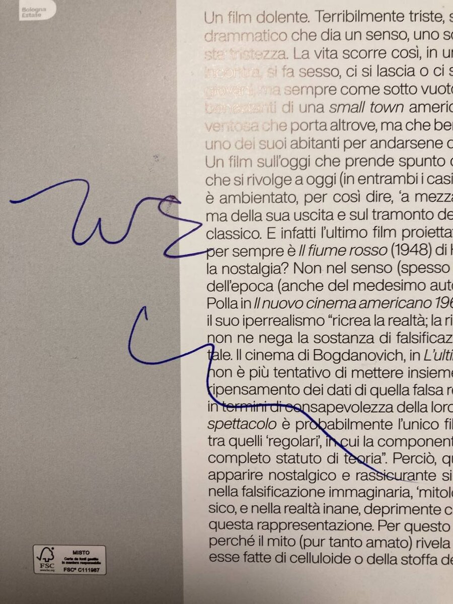 Тот самый автограф Уэса Андерсона 