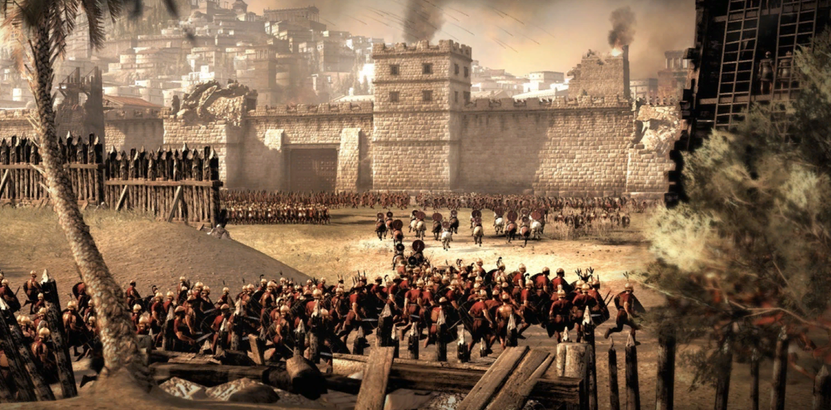 Рим, Греция, Спарта, осада