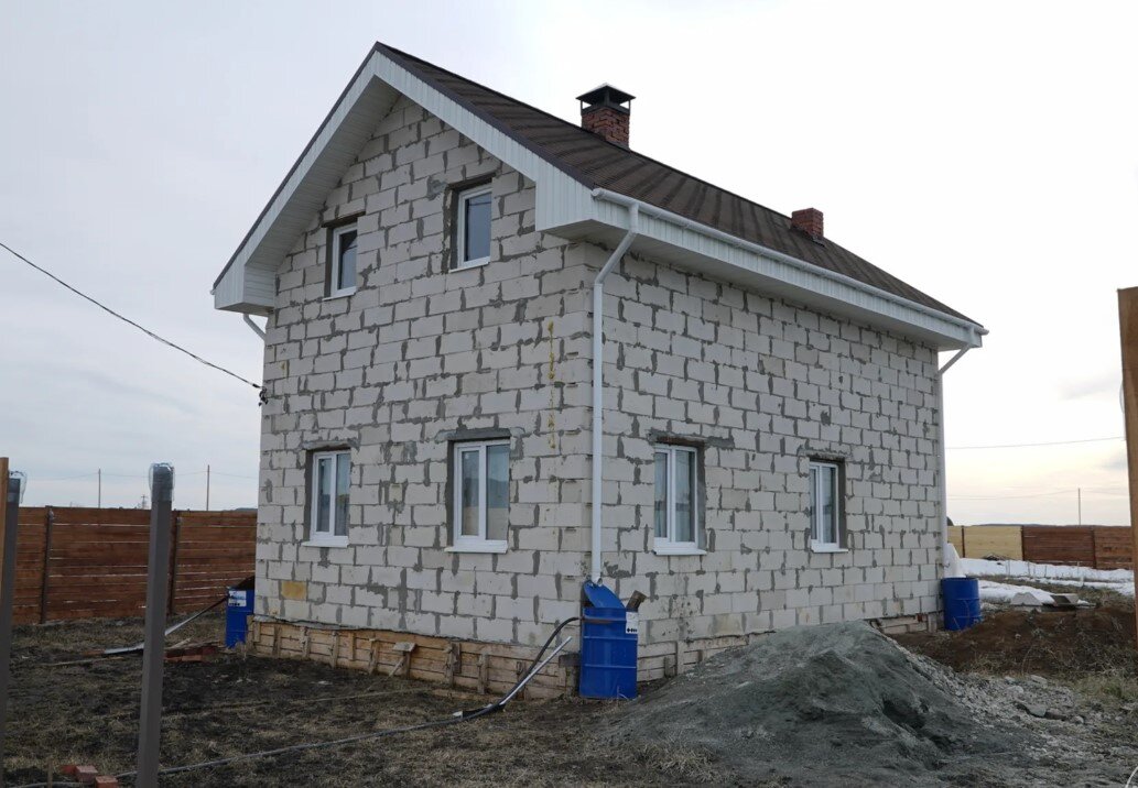 "Грязная стройка из газобетона". Фото из яндекс картинки