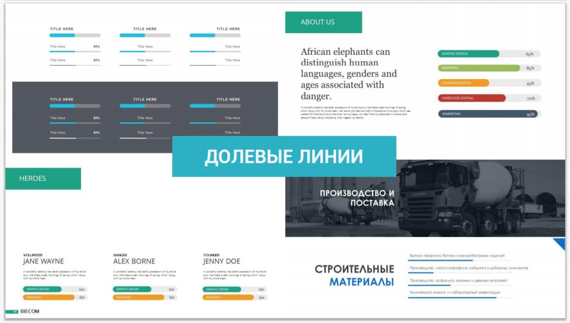 Заранее разработанные темы для быстрого изменения оформления презентаций в microsoft powerpoint