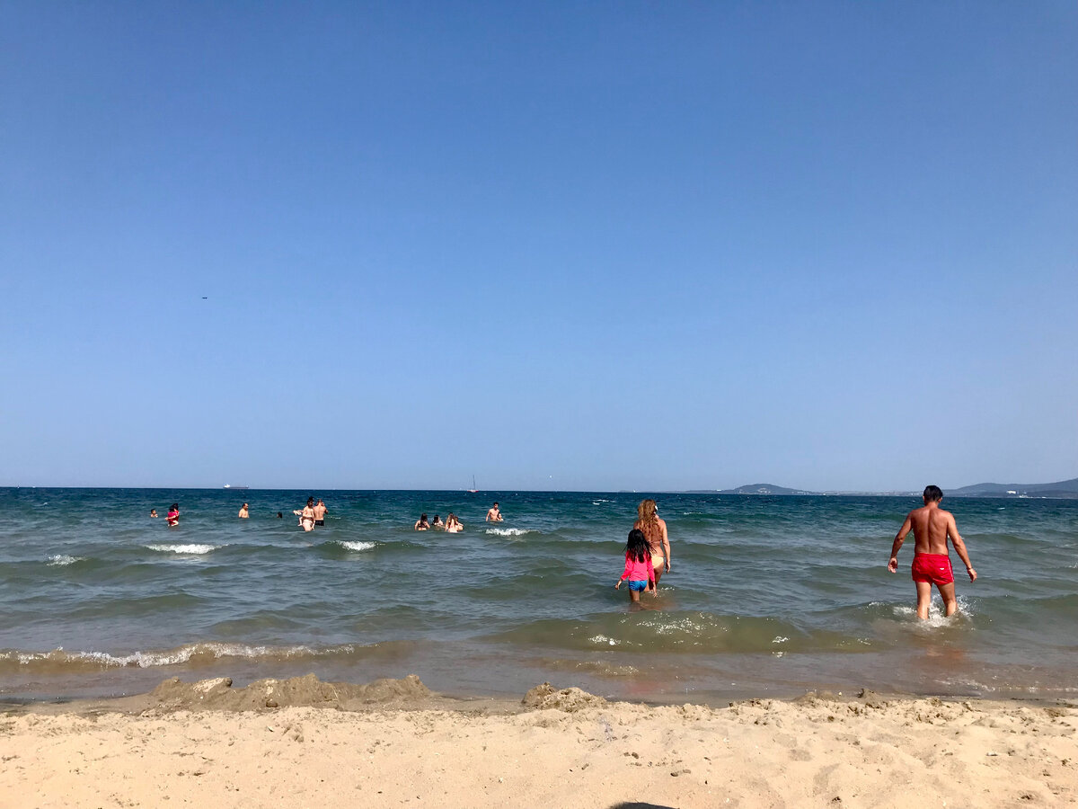 центральный пляж, Бургас