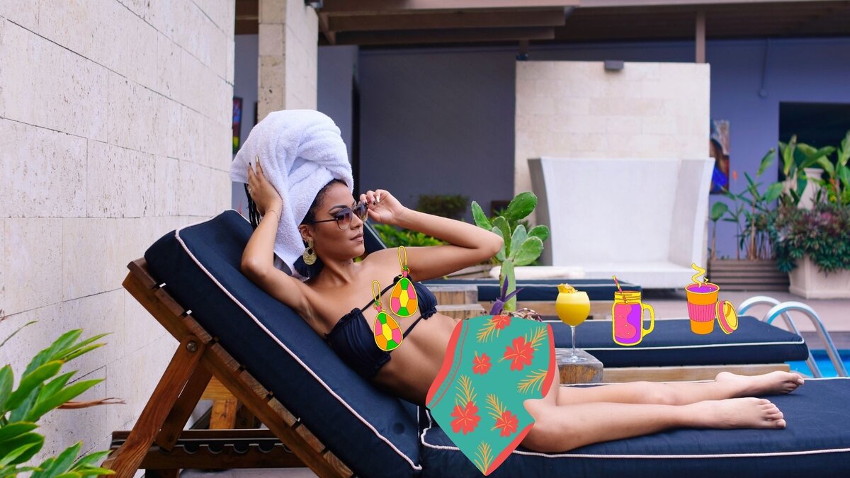 фото с Канвы, обработанное автором