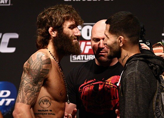 Майкл Киеза и Хорхе Масвидаль