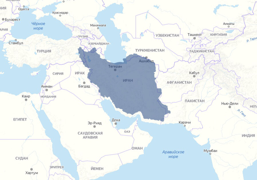 Мусульмане на карте. Арабские страны в космосе.