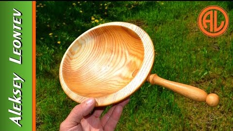 Эксперимент. Ёмкость с разной толщиной стенок - A Bowl different wall Thicknesses. Woodturning