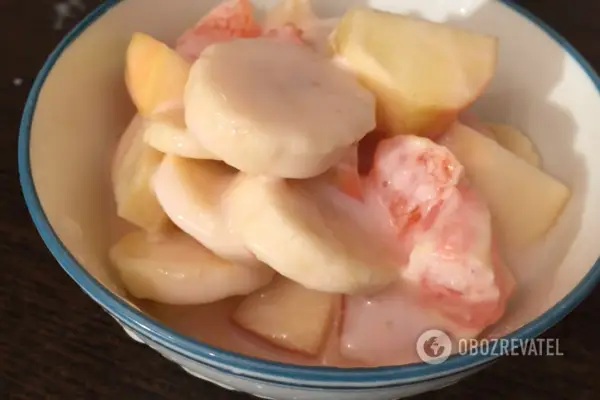 Салат с йогуртом