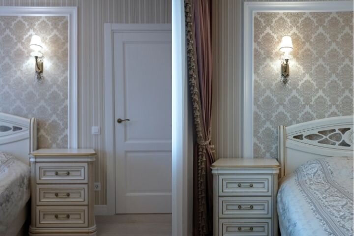 Настенные молдинги в стиле картинного багета