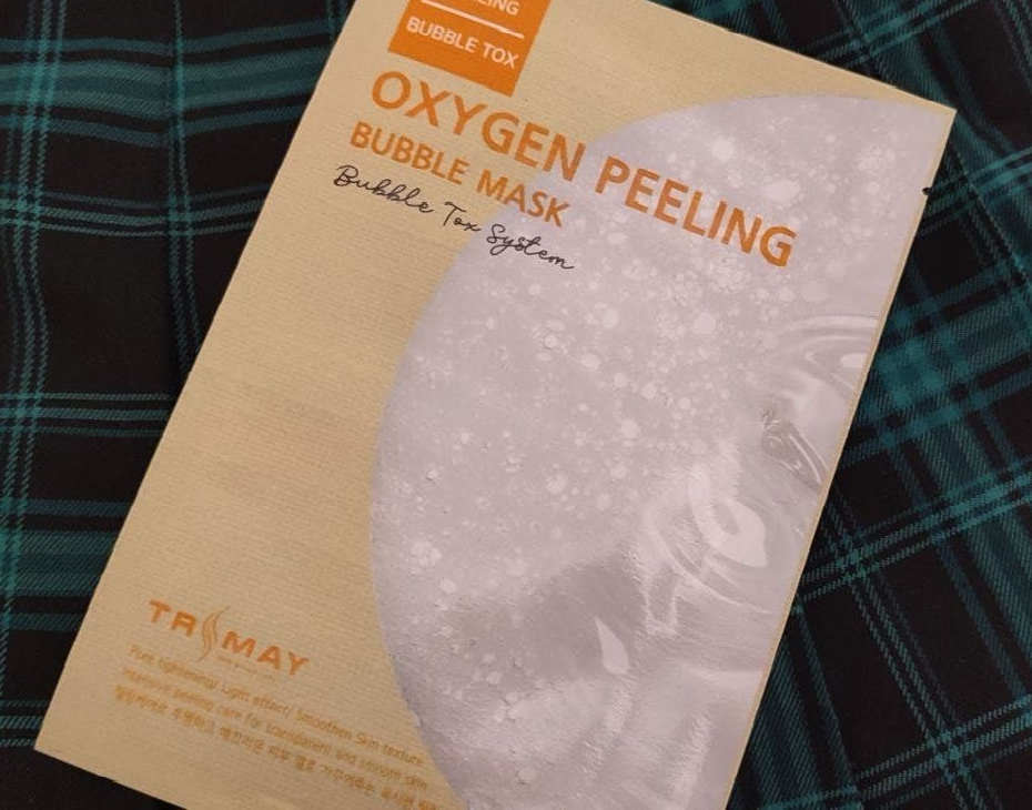 Кислородная пилинг-маска Trimay, Oxygen Peeling Bubble Mask: отзыв.