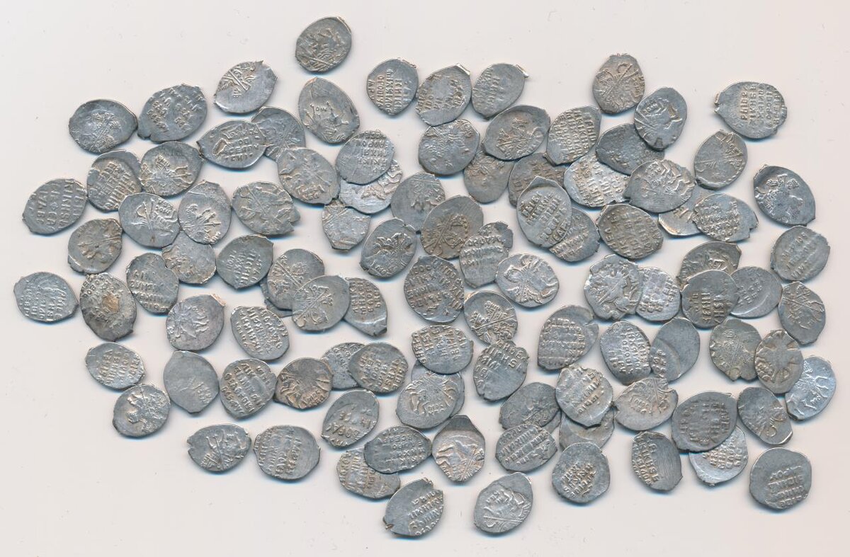 Монеты времён царя Михаила Фёдоровича