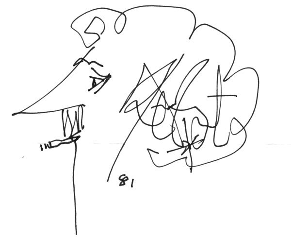 Потрясающая подпись Курта Воннегута