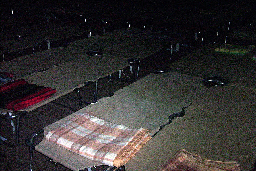 Спальное помещение на КП