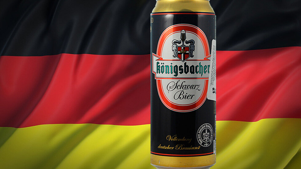«Königsbacher Schwarz Bier» от пивоварни «Bitburger Brauerei»