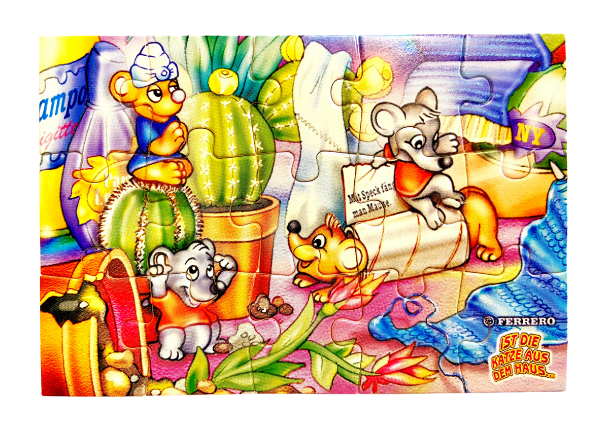 Пазл "Пока кота нет дома", Германия