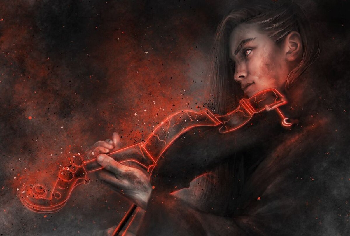 скрипачка (Яндекс фото)