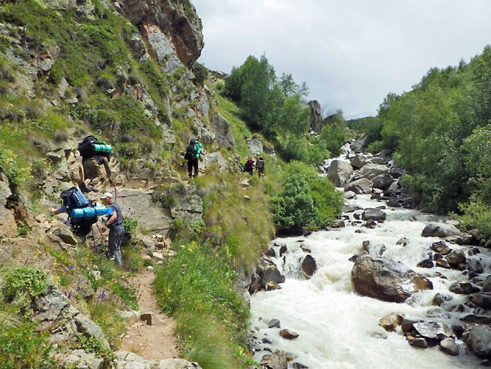 Ущелье Адыр Су водопад