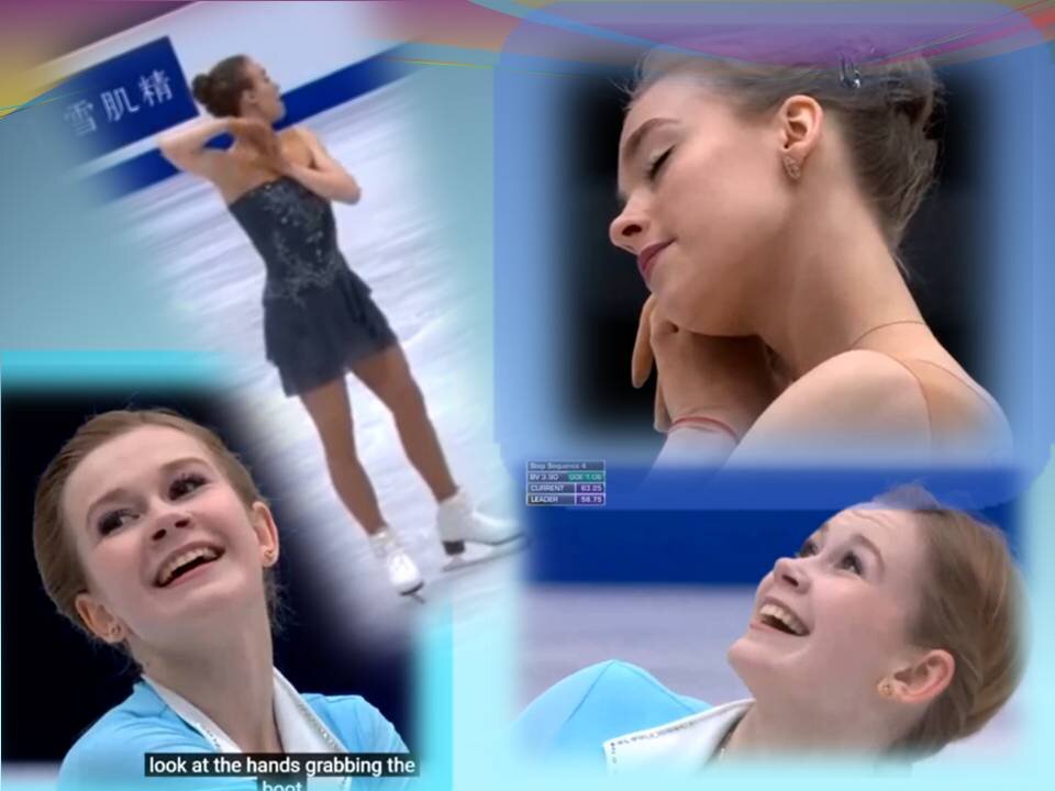 вверху  А.Губанова, внизу Е.Куракова