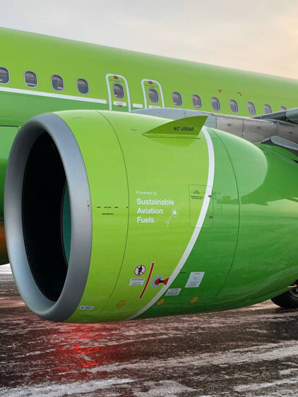Powered by Sustainable Aviation Fuels