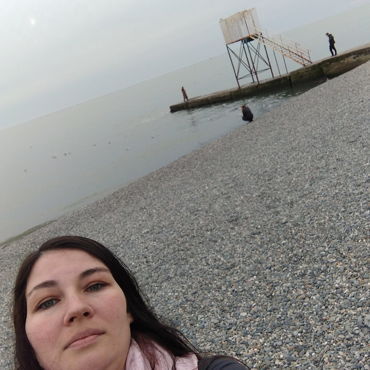 Курортный городок в феврале