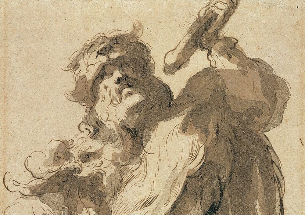 Самсон (или Геракл?), деталь. Жак Белланж, конец 16 – начало 17 века. 